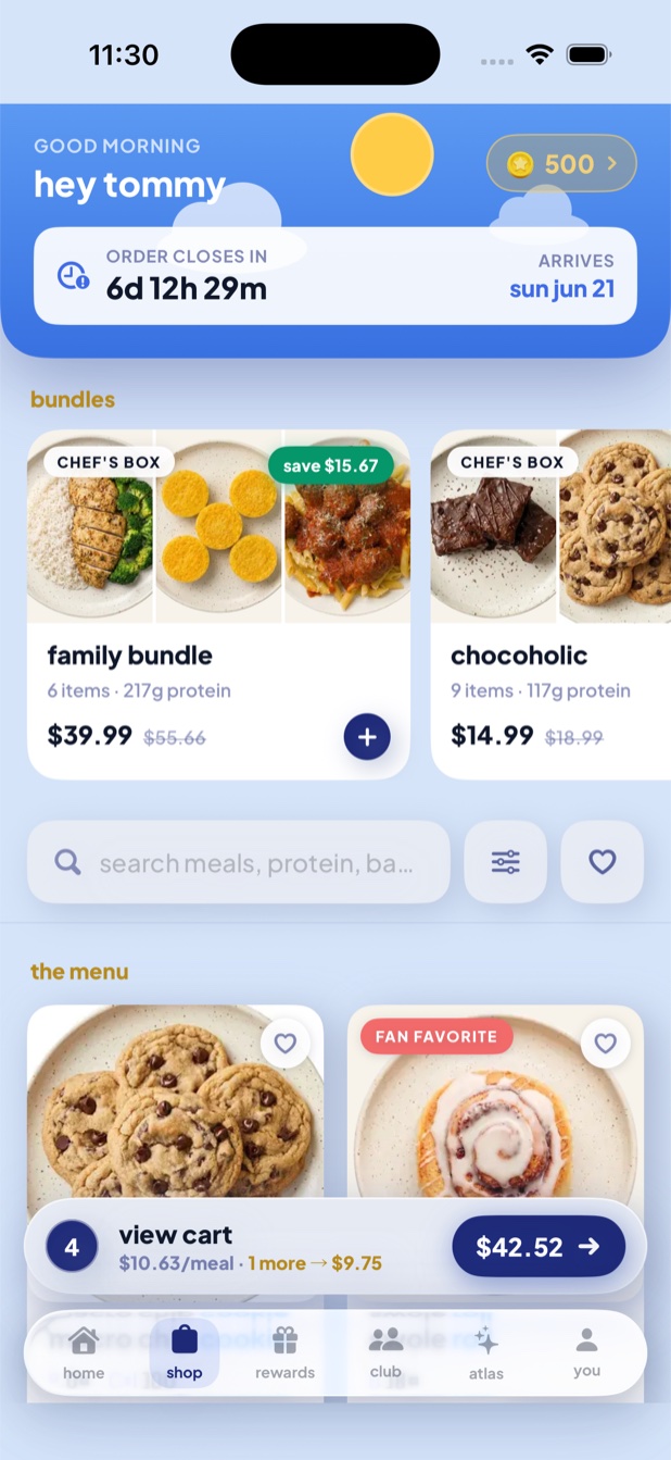 the tandoco app — meals tuned to you