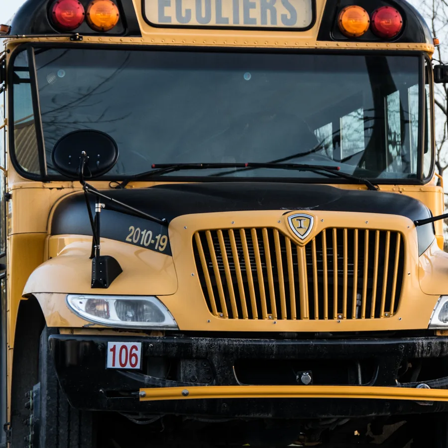 a yellow school bus, back to school in the twin cities
