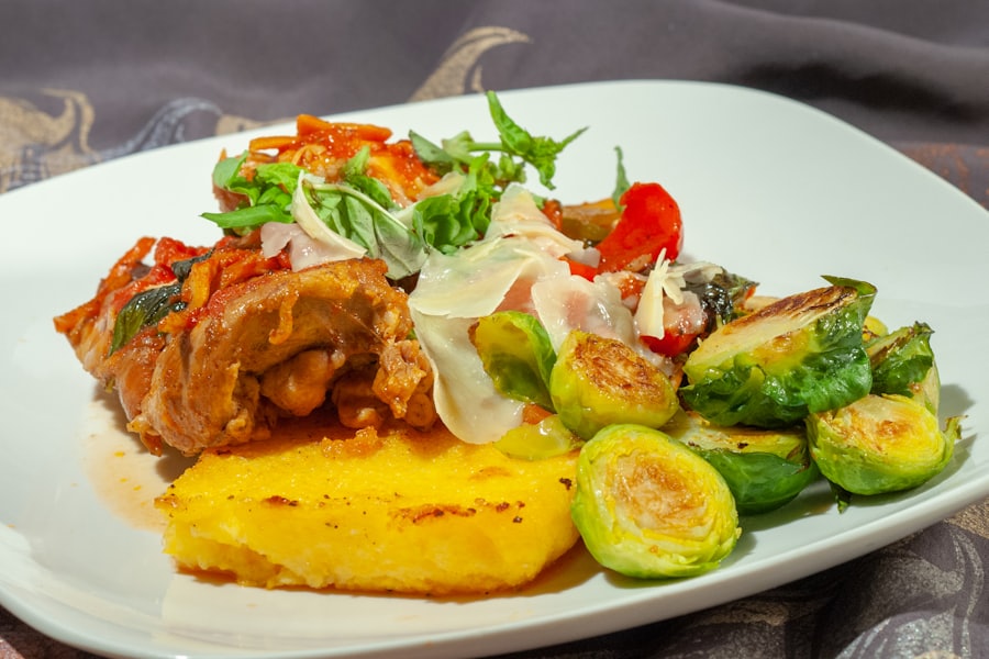 lean grilled chicken with vegetables, portioned to the GLP-1 protein spec