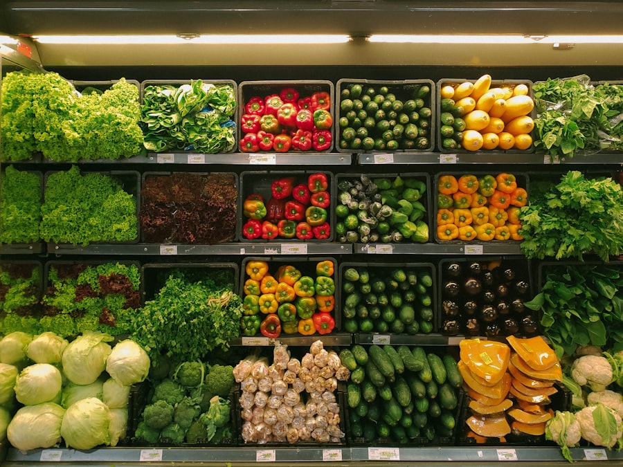 stocked shelves at a neighborhood food shelf